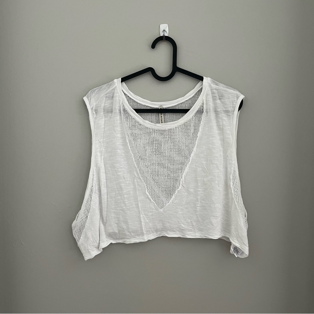 Emma & Sam Knit Cropped Muscle Tank